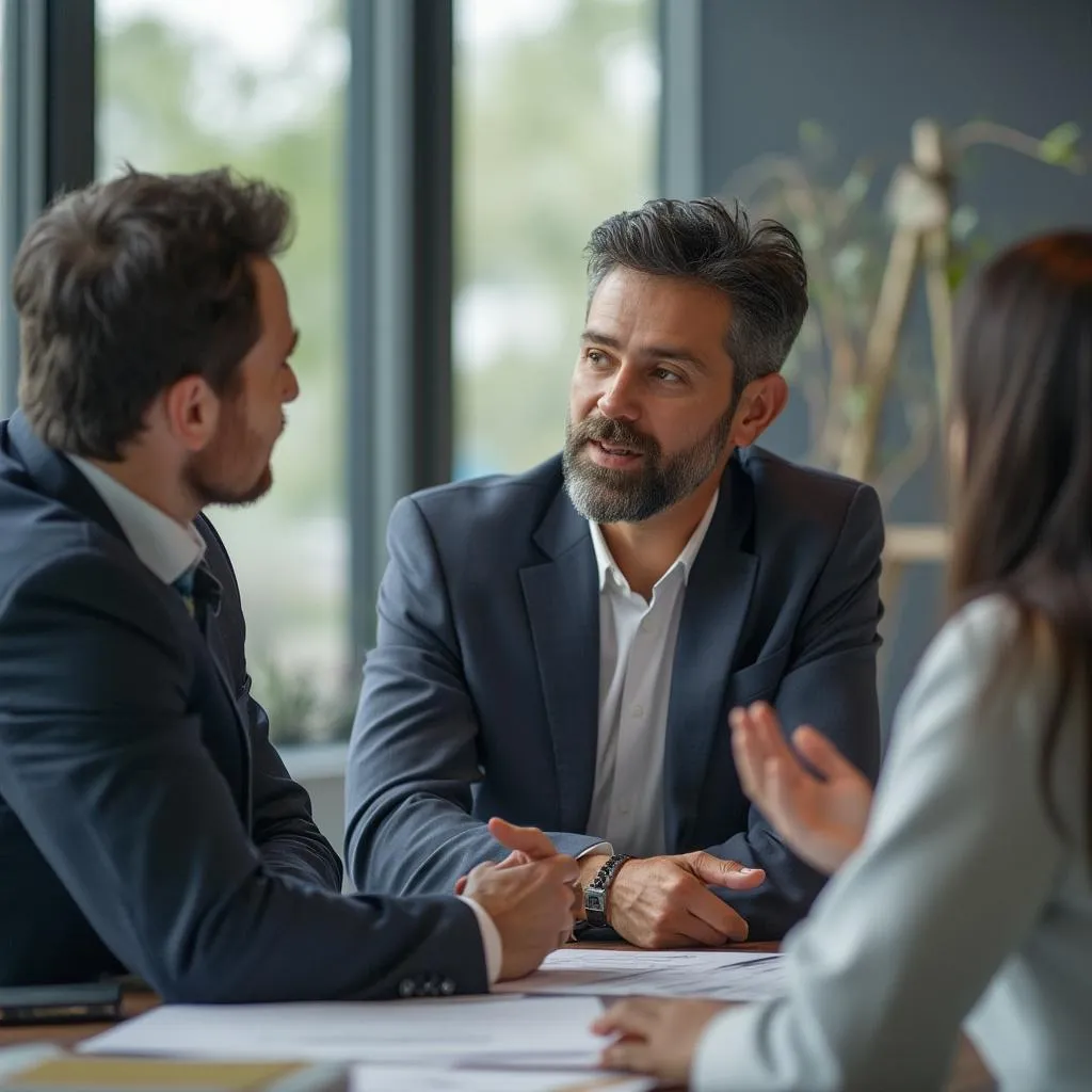 Sesión de consultoría empresarial